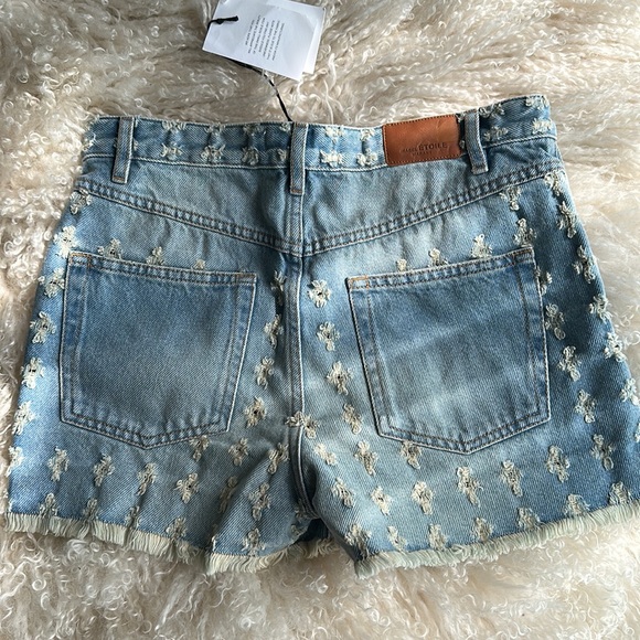 Isabel Marant NWT chelsea denim cut off shorts - Picture 6 of 9